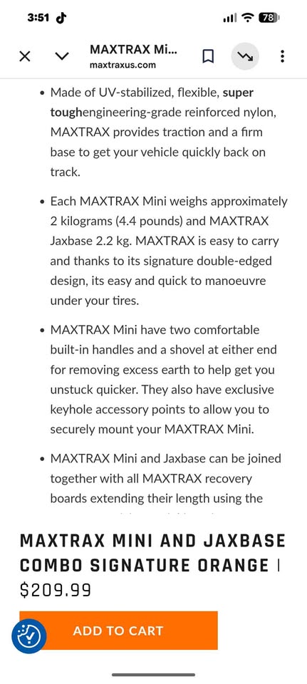 Maxtrax Mini Traction boards with jack base in Thornton, CO (photo 4) — photo 4