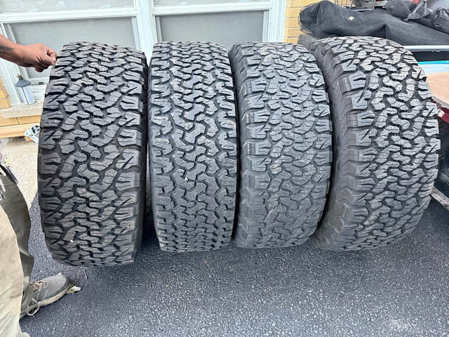 Set of 4 BFGoodrich KO2 All Terrain Tires 315/70R17 in Chicago Heights, IL (photo 1)