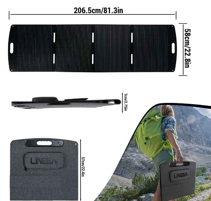 Bluetti EB55 Portable Power Station with new Solar Panel .only use one time in Clarksville, TN (photo 4) — photo 4