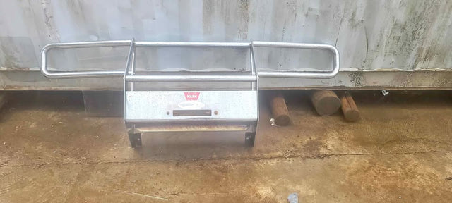 Vintage Chrome Warn Brush Guard and Winch Mounting Plate in Sandy, OR (photo 1)