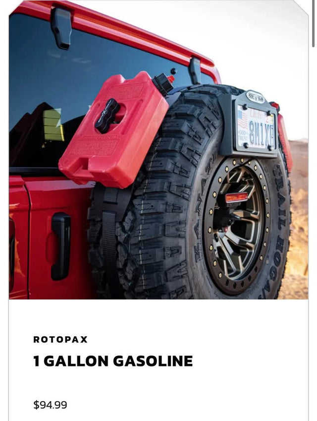 Rotopax Gasoline Fuel Pack Set - 4 Gallon and (2) 1 Gallon Packs — photo 3