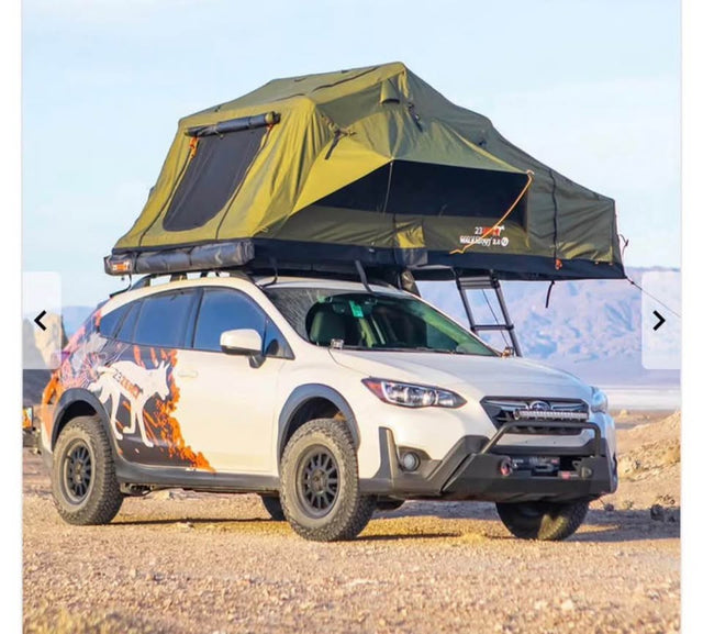23zero 72” overland tent and boot bag Comes w custom bed rack for Tacoma — photo 2