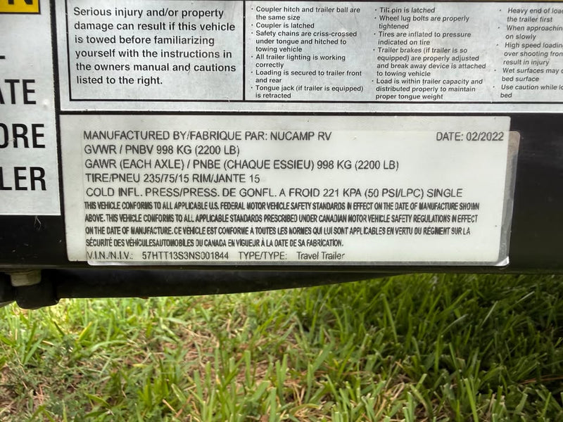 2022 NuCamp Tag (T@G) with Off-Road Boondock Package EX-L in Magnolia, TX (photo 8) — photo 8