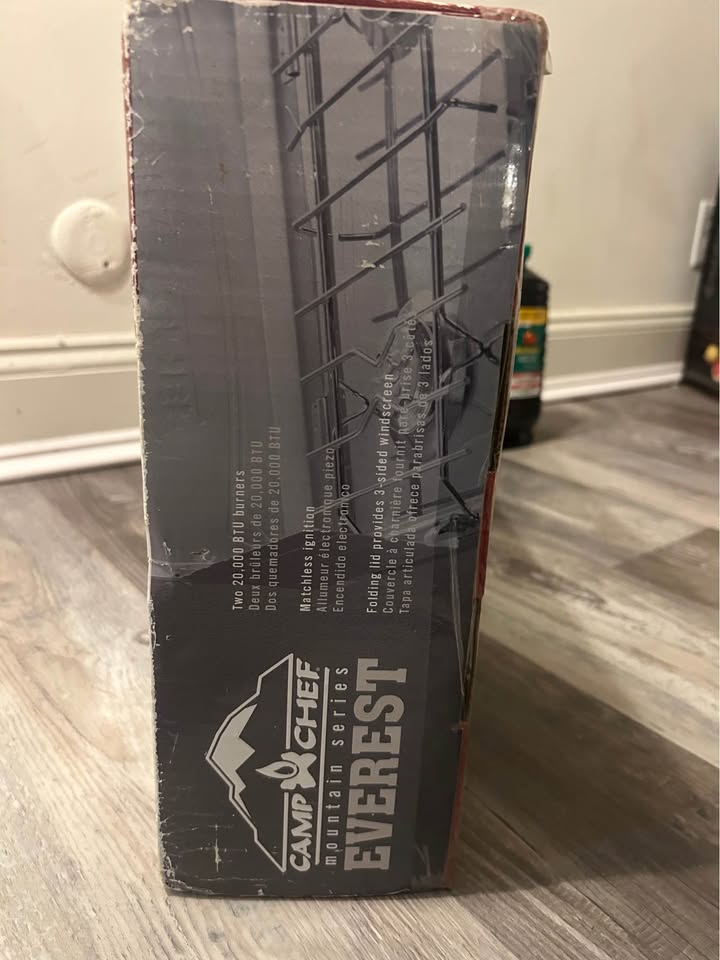 Never Used Camp Chef Everest 2-burner camping stove in East Orange, NJ (photo 3) — photo 3