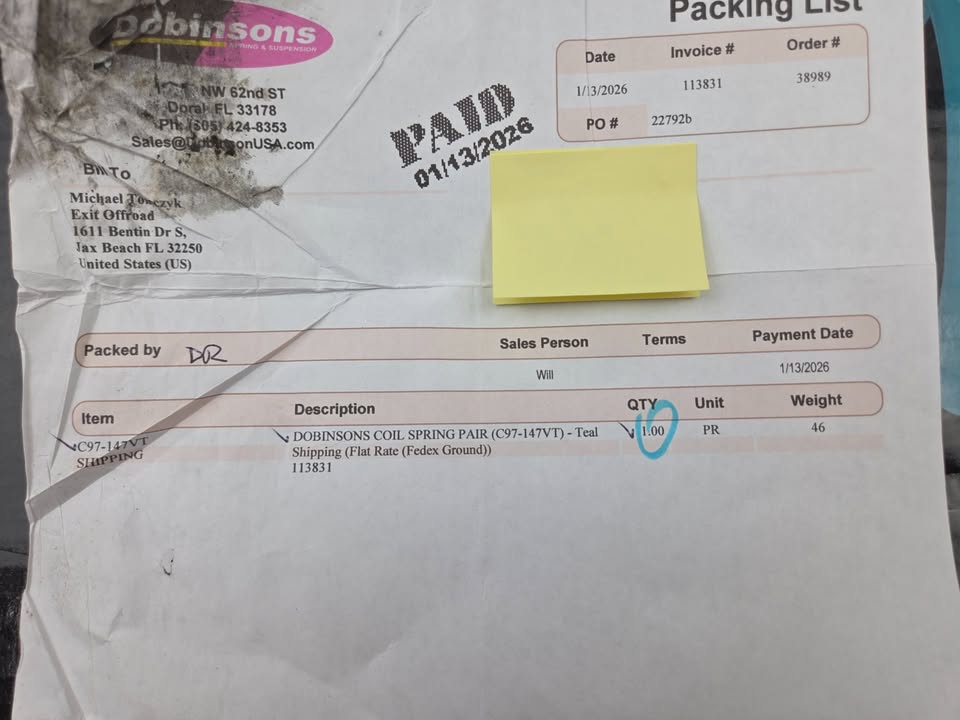 Toyota Land Cruiser 80 Series Dobinsons 2.5" Lift Rear Coil Springs Pair C97-147VT in Coeur D'Alene, ID (photo 4) — photo 4