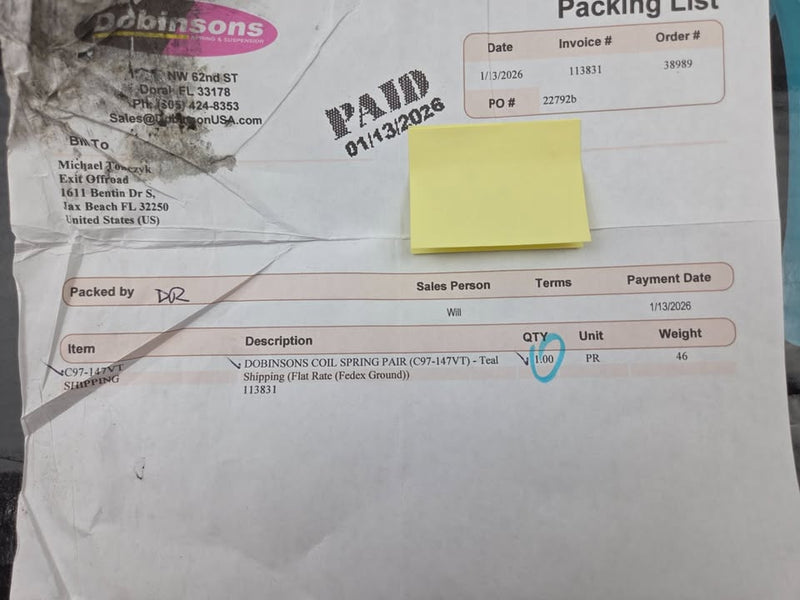 Toyota Land Cruiser 80 Series Dobinsons 2.5" Lift Rear Coil Springs Pair C97-147VT in Coeur D'Alene, ID (photo 4) — photo 4
