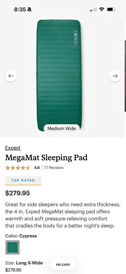 Exped MegaMat XL Wide Sleeping Pad in Lakewood, CO (photo 1) — photo 1