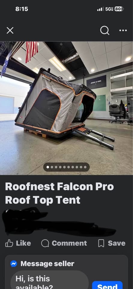 Roofnest falcon pro roof top tent in Battle Ground, WA (photo 6) — photo 6