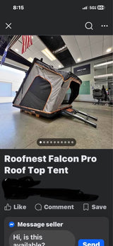 Roofnest falcon pro roof top tent in Battle Ground, WA (photo 6)