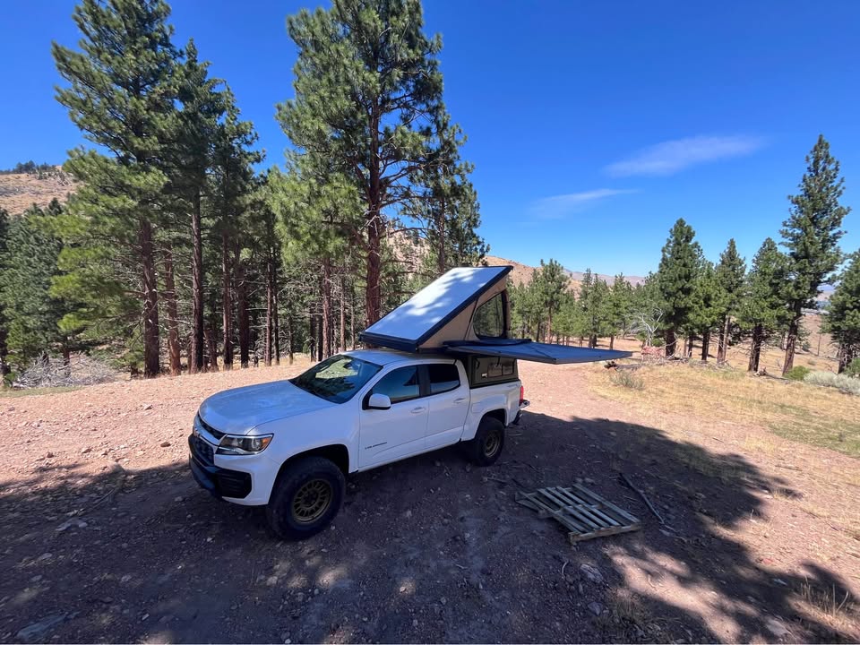 2021 Chevy Colorado 4x4 with Super Pacific Camper in Reno, NV (photo 2) — photo 2