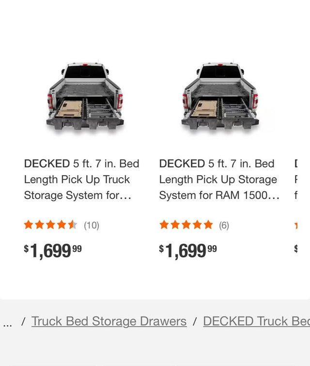Ram Decked System for 5’7” bed — photo 2