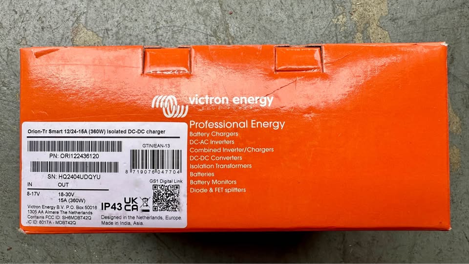 Victron Energy Orion-Tr 12/24-15A (360W) Isolated DC-DC converter in San Jose, CA (photo 2)