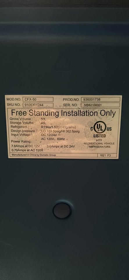 Dometic Fridge 50L — photo 2