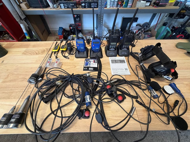 Rugged Radios RH-5R and Kenwood Handheld Radio Communication Lot — photo 3