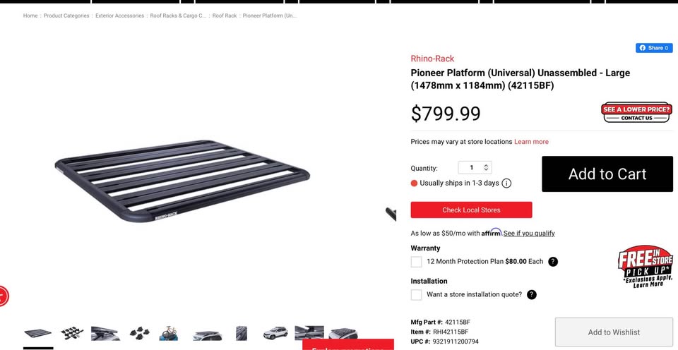 Rhino rack pioneer platform in Peoria, AZ (photo 3) — photo 3