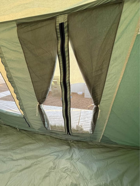Springbar FAMILY CAMPER Canvas Tent 10x14 kodiak flexbow white duck coleman gazelle wall tent in Manteca, CA (photo 8)