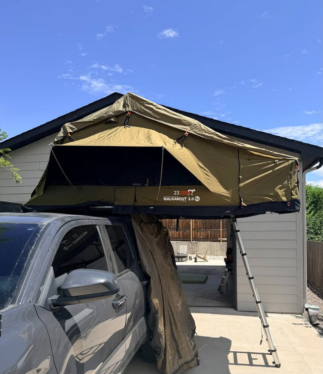 23Zero Walkabout 62 2.0 Blackout Roof Top Tent w/ Long Annex — photo 2