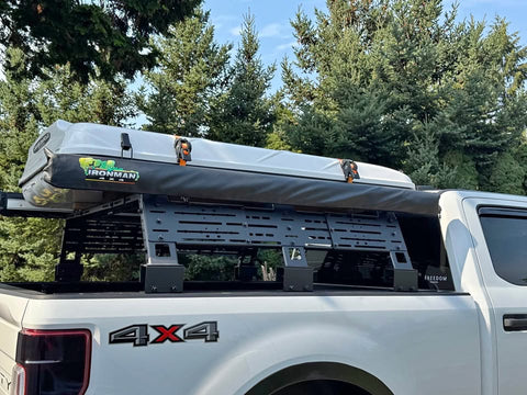 Overland camping setup