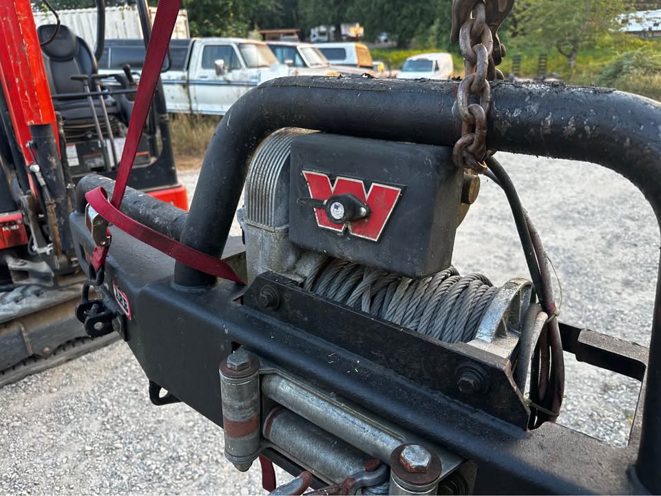 YJ ARB winch Bumper W/ Warn 8274 winch in Snohomish, WA (photo 4) — photo 4