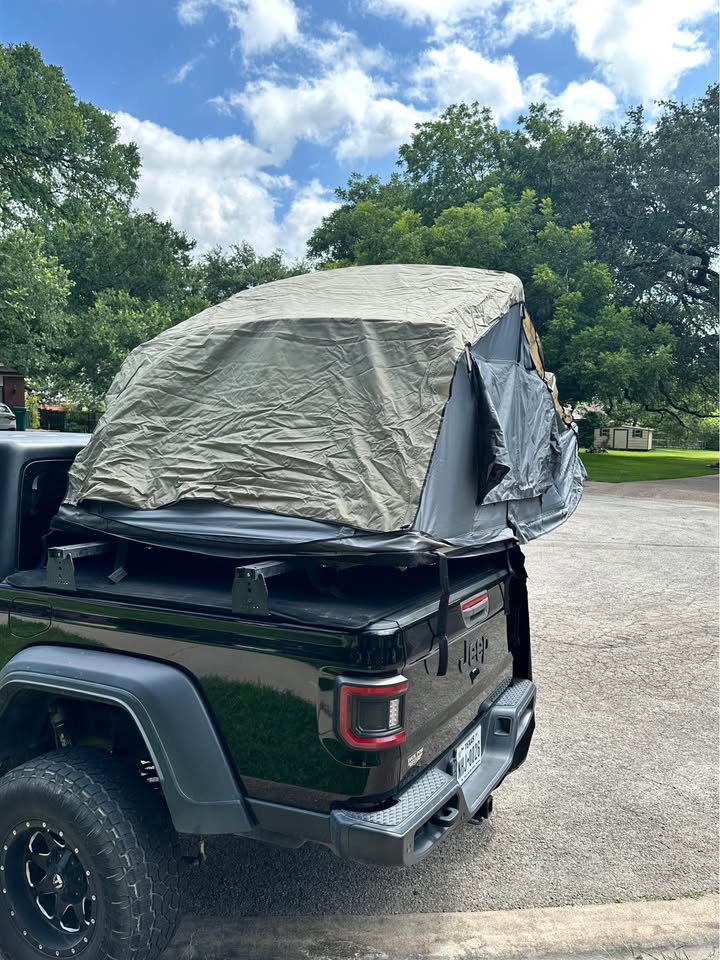 Complete Overland Set Up -OVS XL rooftop tent + KB Voodoo low profile rack + Teton double sleeper in Harker Heights, TX (photo 4) — photo 4