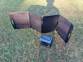 Bluetti EB55 Portable Power Station with new Solar Panel .only use one time