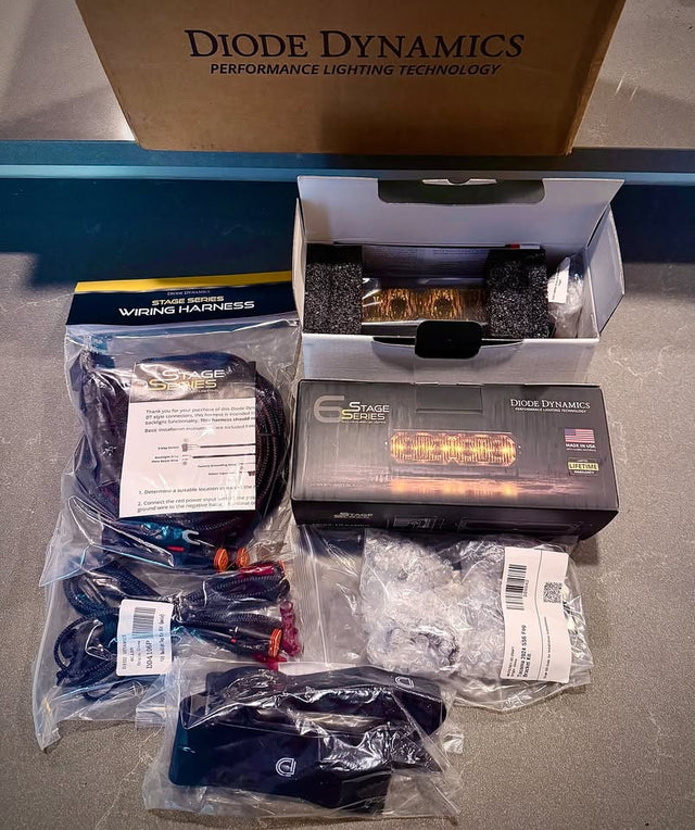 Diode Dynamics Toyota Tacoma Tundra SS6 Fog Light Kit BRAND NEW IN BOX — photo 2