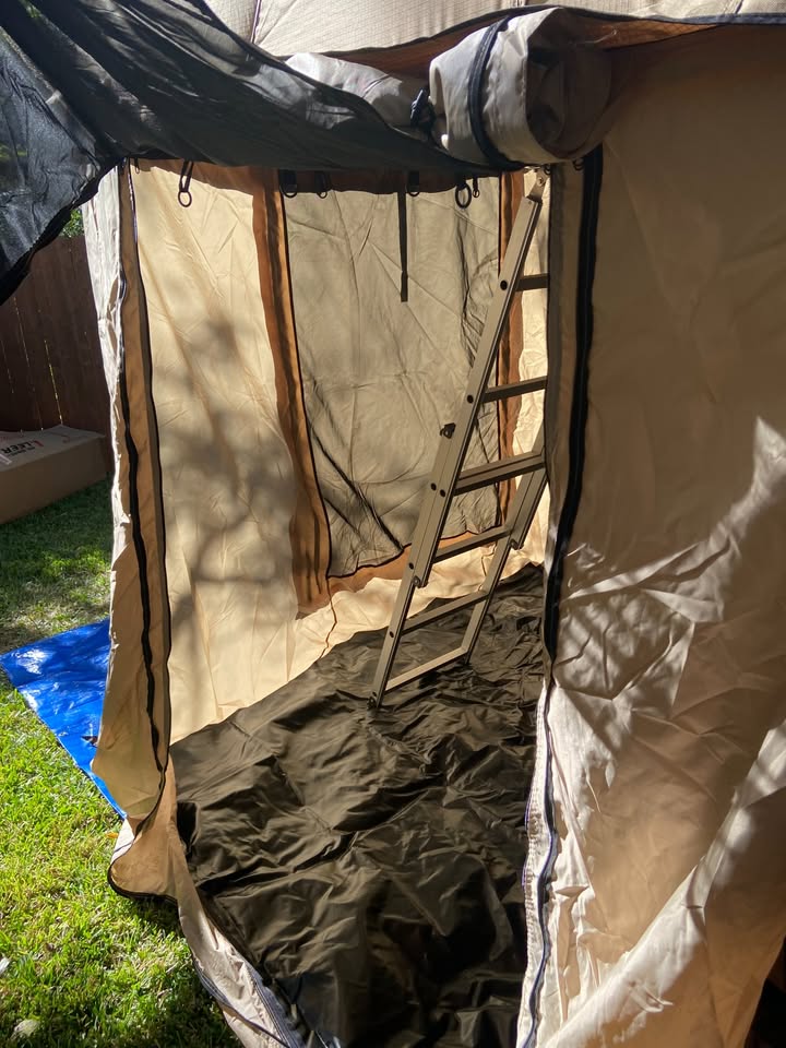 SmittyBilt Overlander XL Rooftop tent with Annex Roof Top Camping in Georgetown, TX (photo 10) — photo 10