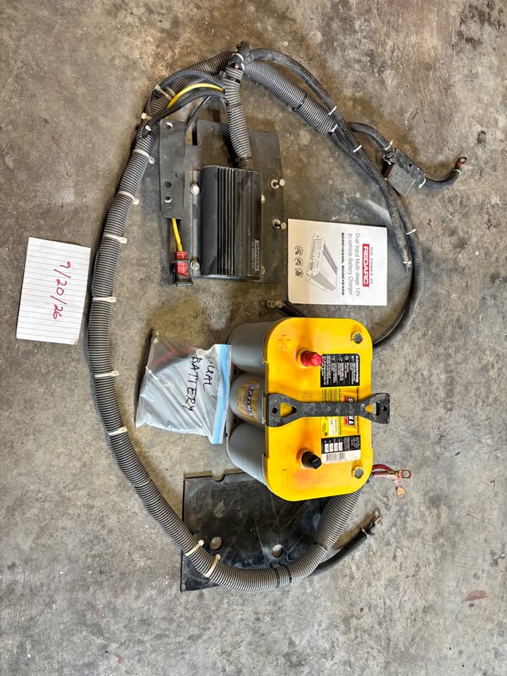 RedArc BCDC1225D Dual Battery Charger + Optima Yellow Top AGM Group 34 Battery in Lewisville, TX (photo 1) — photo 1