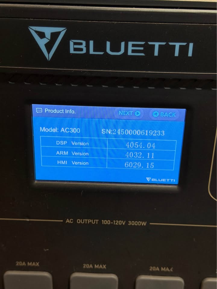 BLUETTI AC300 + B300K 2,764Wh LiFePO4 Power Station – 3,000W + Cables in Denver, CO (photo 3) — photo 3