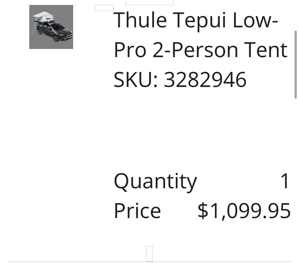 Thule Tepui low-pro 2 rooftop tent with condensation mat in Loveland, CO (photo 8) — photo 8