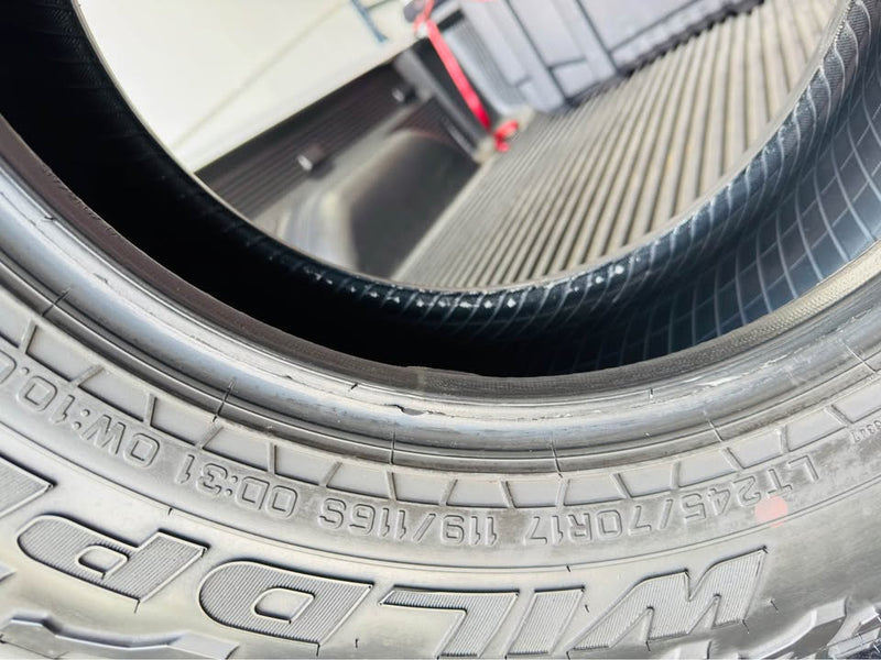 Set of 4 Used Tires Semi New Falken Wildpeak LT245/70R17” in Fort Lauderdale, FL (photo 7) — photo 7