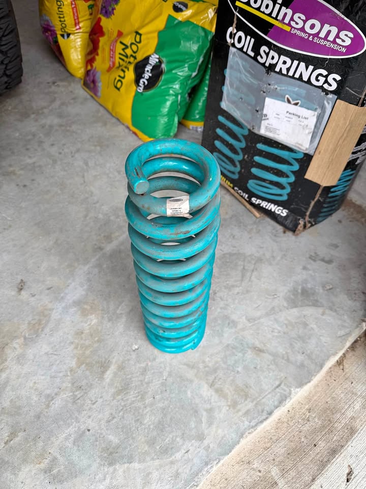 Pair of Dobinsons Coil Springs – Lifted from 2008 Toyota Land Cruiser in Houston, TX (photo 1) — photo 1