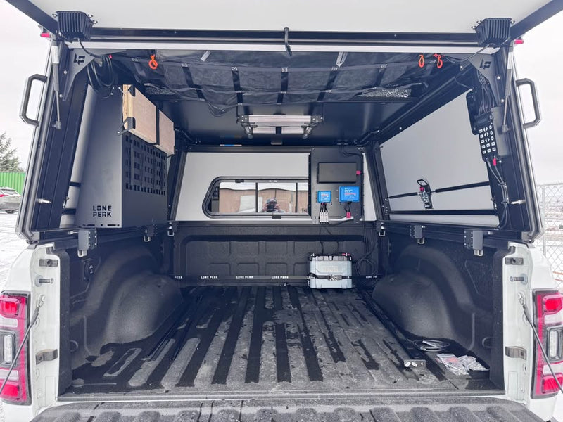 Lone Peak V1 Truck Camper for RAM 2500 Crew Cab Standard Bed in Mather, CA (photo 8) — photo 8