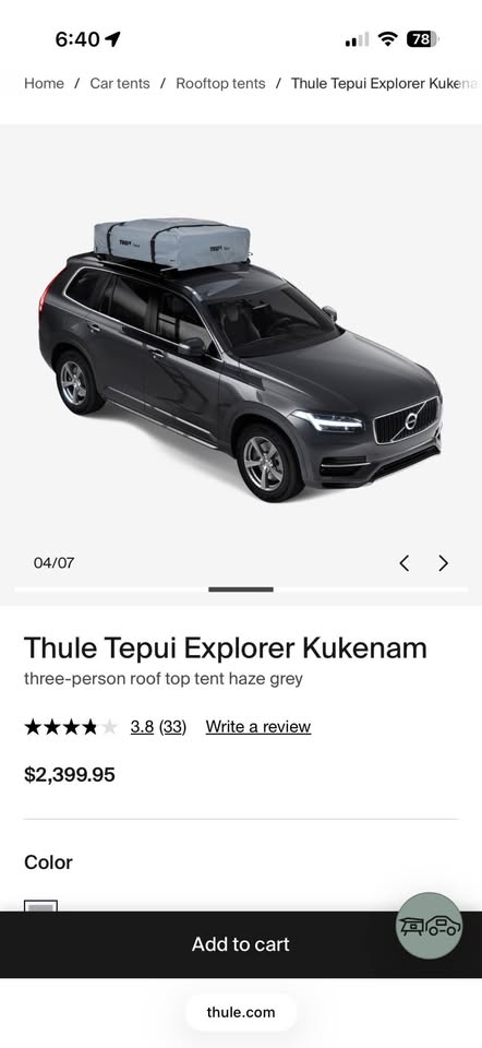 Thule Tepui Car Tent in Denver, CO (photo 6) — photo 6