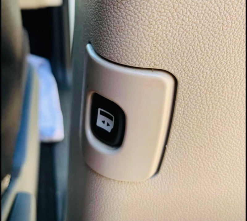  and green outdoor scenery.|Front view of a white Dodge minivan — photo 9