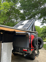 Adventure-ready off-road RV rental with solar panels, awning, and recovery gear. Perfect for off-grid camping.
