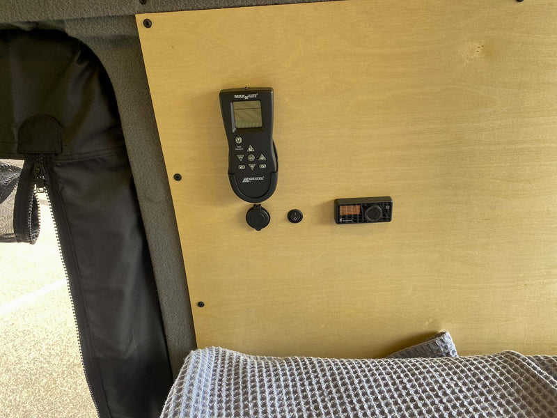  and power station setup.|View from an RV rental dashboard — photo 17