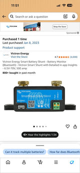 Victron Smart BatteryProtect Victron Energy Smart Battery Shunt in Monterey, CA (photo 2)