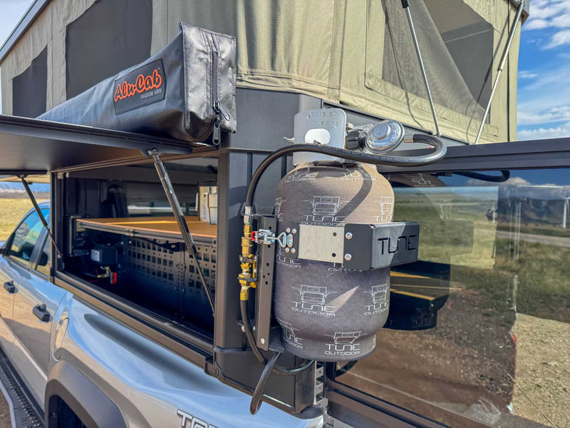  ready for an rv rental adventure in the mountains.|Overland RV rental: Alu-Cab awning — photo 2