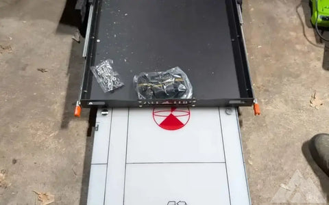 All top overland fridge slide