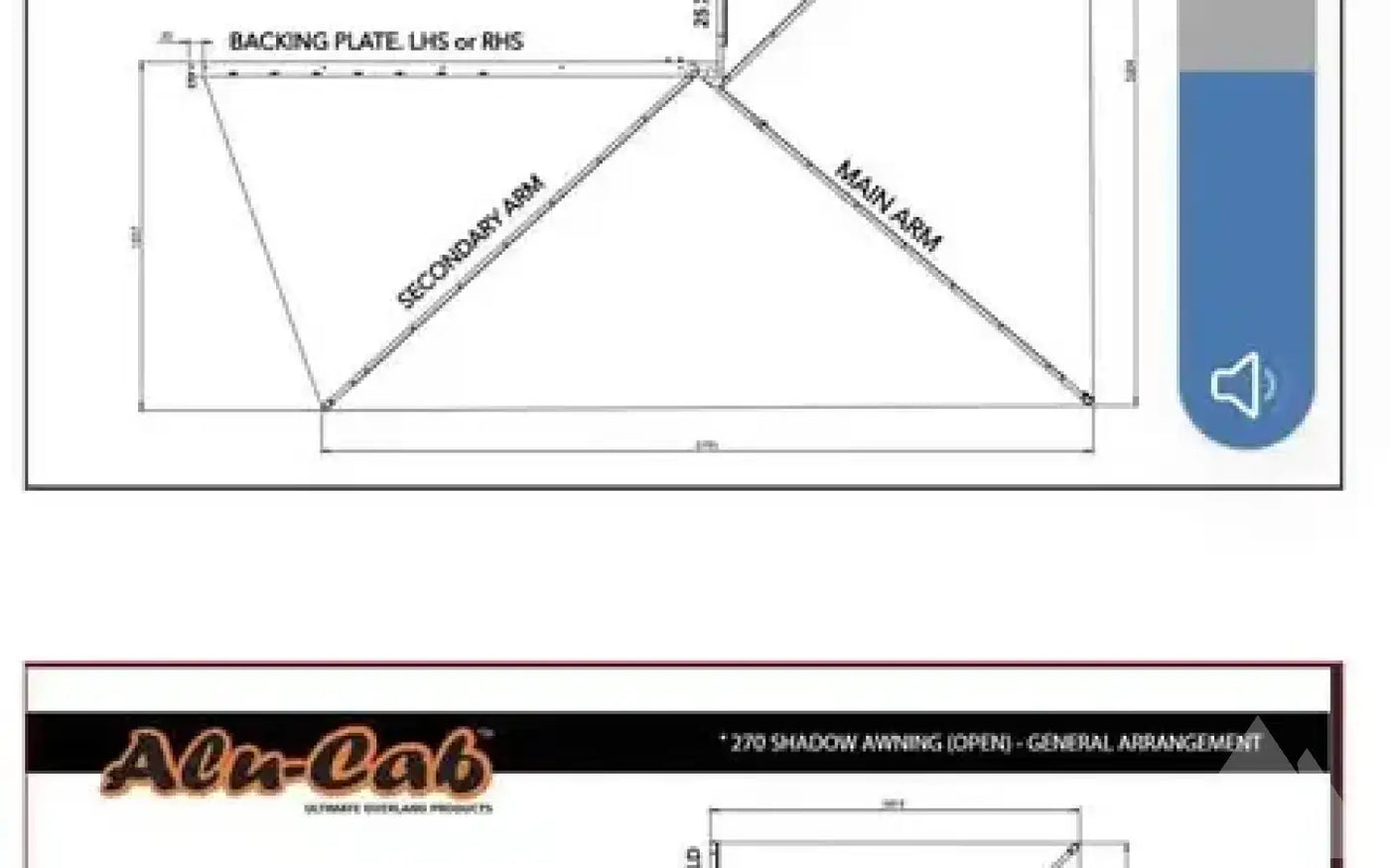 Alu Cab Shadow Awn — used camp awnings for sale (photo 3) — photo 3