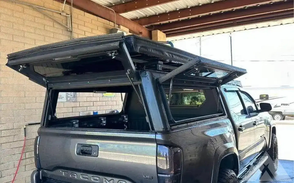 AluCab Contour Canopy 3rd Gen Tacoma Short Bed — used for sale in Provo, UT (photo 4) — photo 4