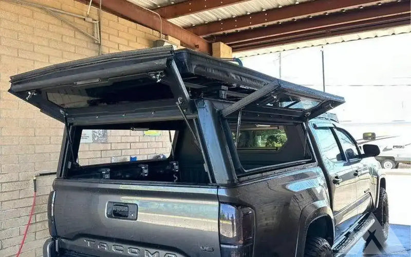 AluCab Contour Canopy 3rd Gen Tacoma Short Bed — used for sale in Provo, UT (photo 4) — photo 4