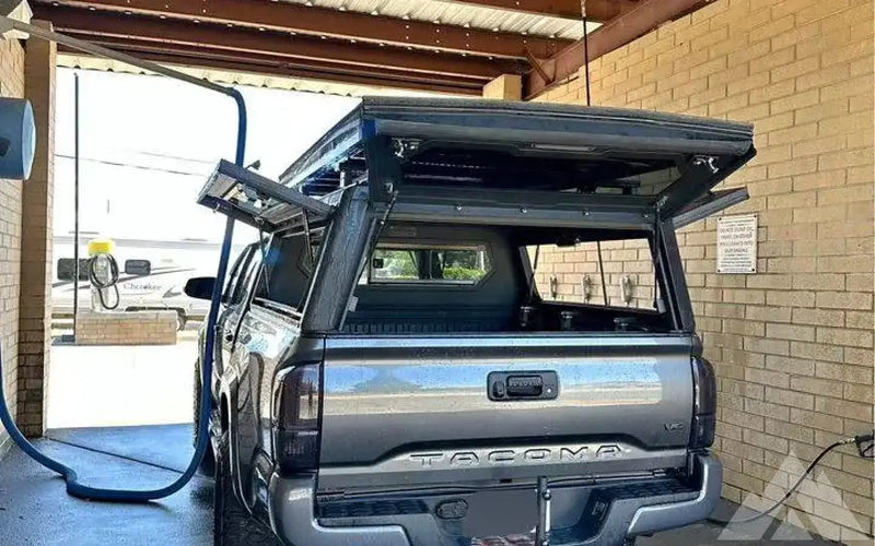 AluCab Contour Canopy 3rd Gen Tacoma Short Bed — used for sale in Provo, UT (photo 3) — photo 3
