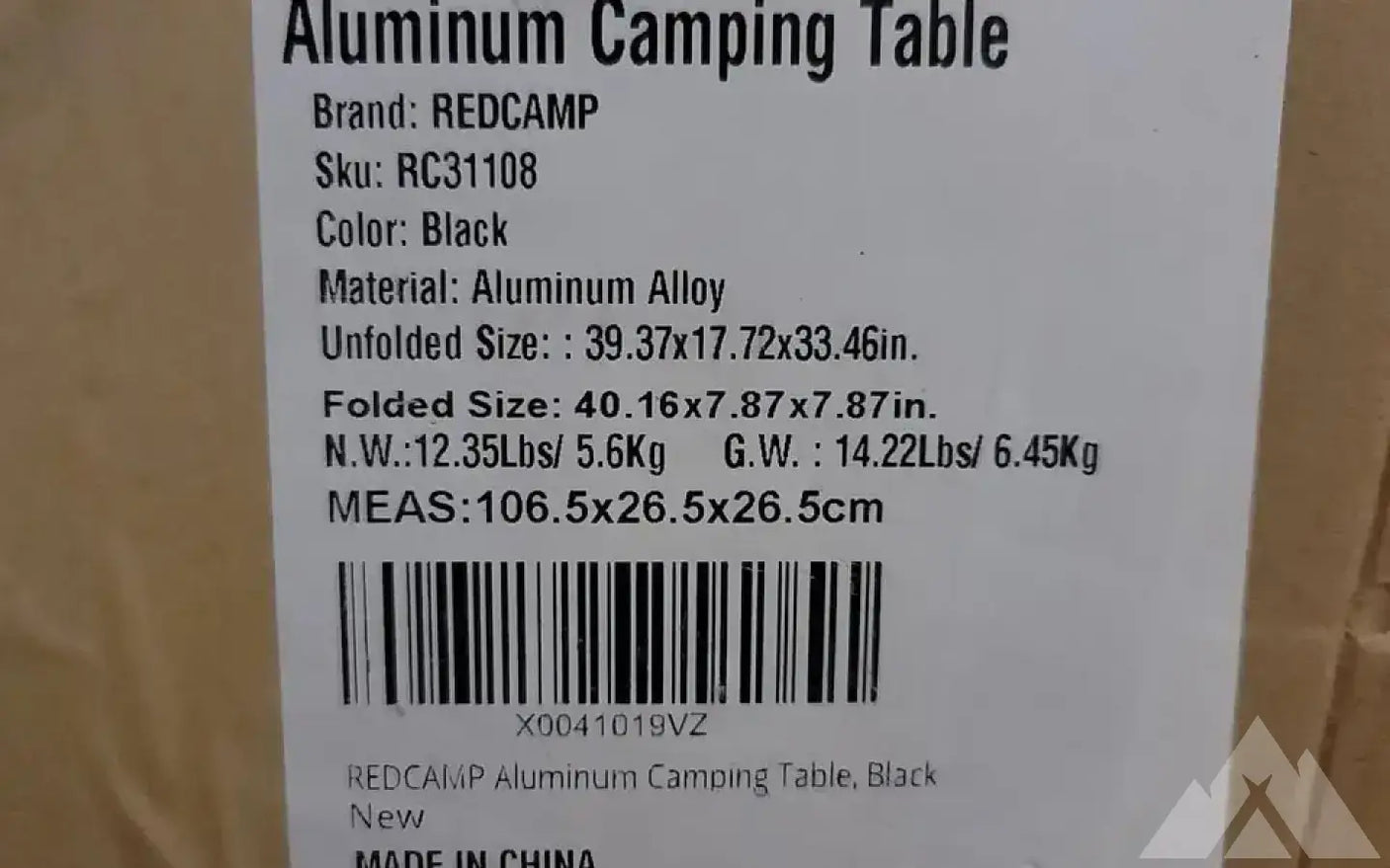 Aluminum Camping Table — new camp furniture for sale (photo 3)