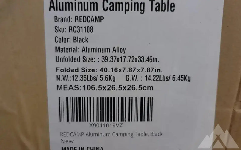 Aluminum Camping Table — new camp furniture for sale (photo 3) — photo 3