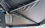 ALUMINUM HARDSHELL VERTICAL ROOFTOP TENT + DRIVER — used rooftop tents for sale (photo 4)