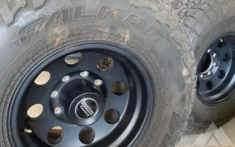 American Racing 16 inches Falken R16 — used set of wheels tires for sale