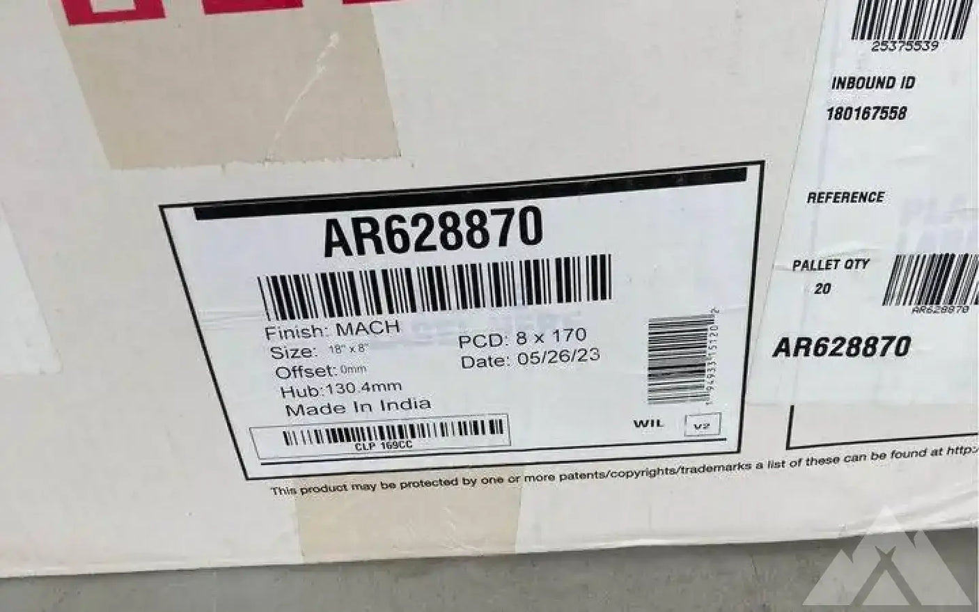 American Racing 18 inches 8 inches — new wheels only for sale (photo 3)