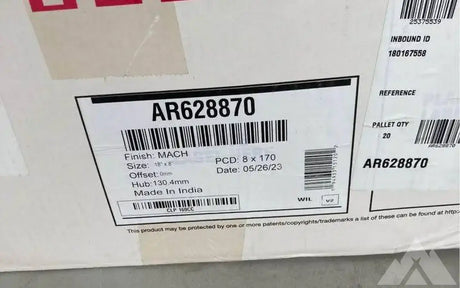 American Racing 18 inches 8 inches — new wheels only for sale (photo 3)